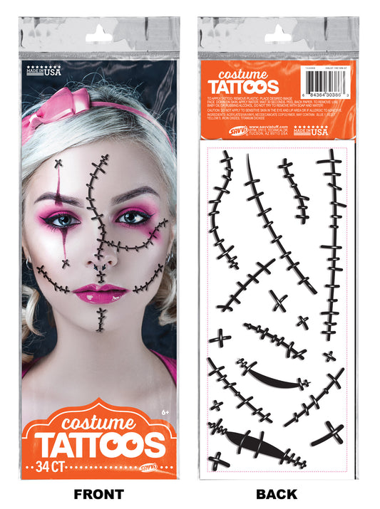 Savvi-Temporary Costume Tattoos