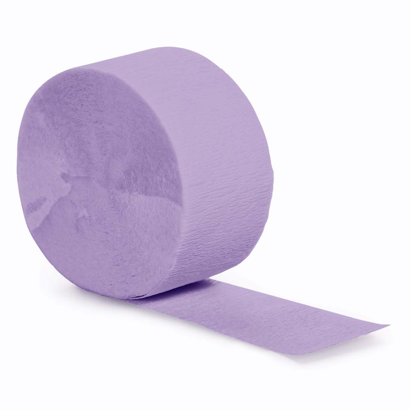 party supplies streamer paper luscious lavender