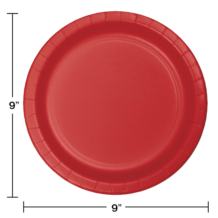 Paper Dinner Plates, 8.9in, 24ct