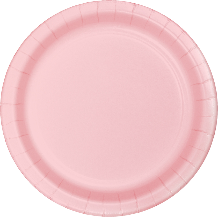 party supplies plate classic pink