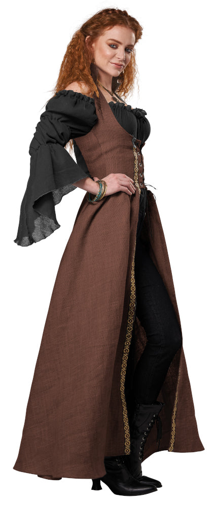 Medieval Overdress Adult Woman Costume Over Dress