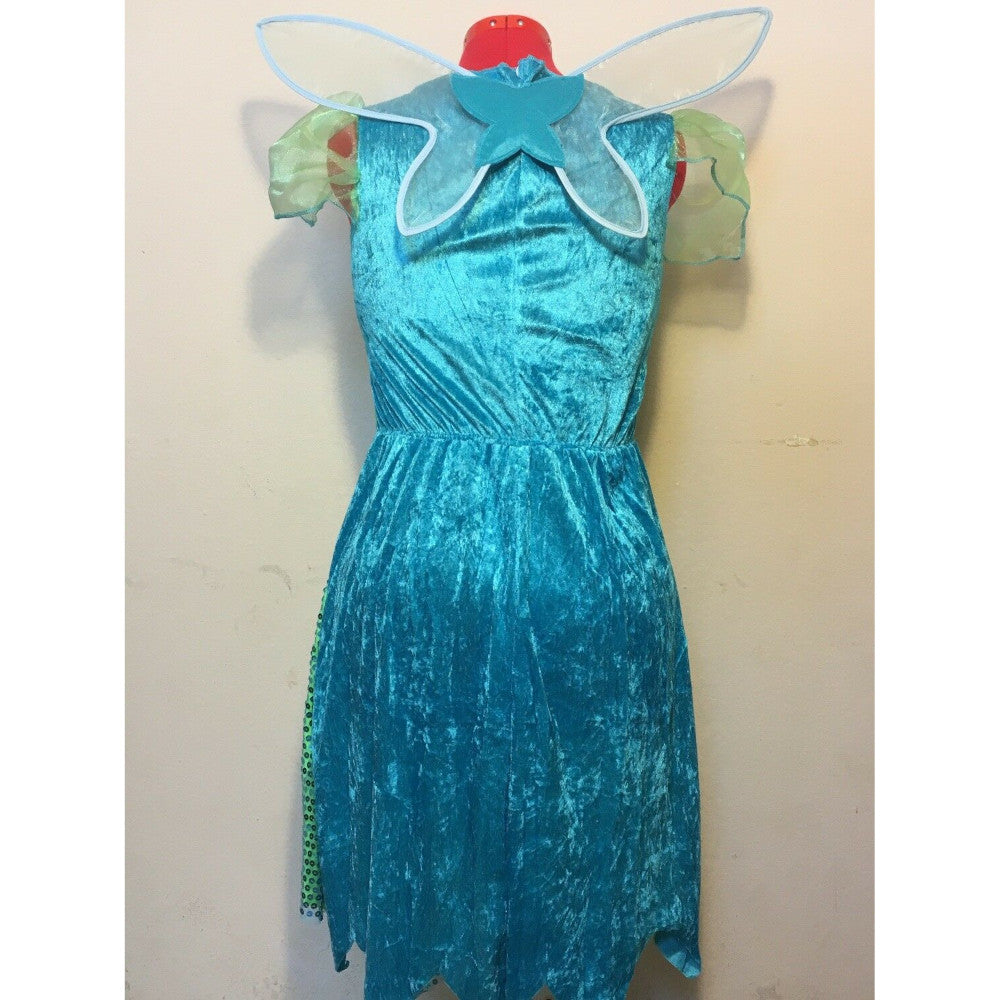 Sparkling Fairy Adult Costume Sequin dress with detachable matching wings