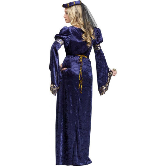 Renaissance Maiden Adult Women Costume Gown Circlet with Veil