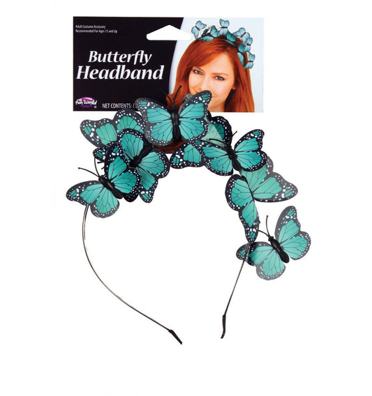 Butterfly Headband Adult Costume Accessory