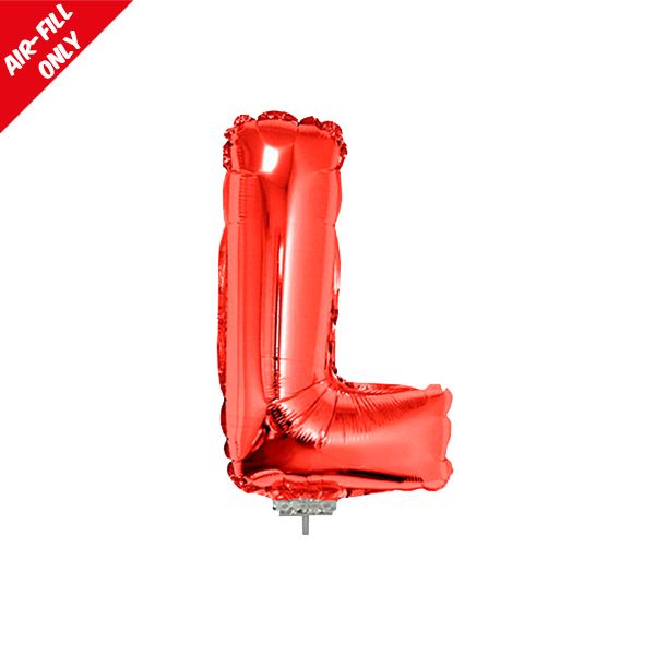 foil balloon letters red L