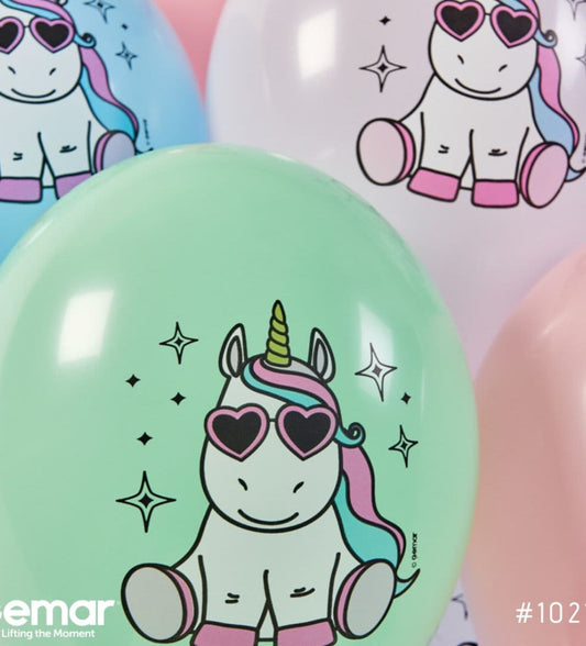 Unicorn Star 13" Latex Balloon, 1 count