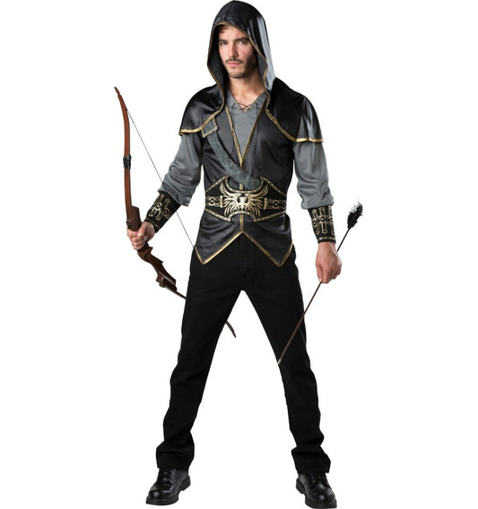 Hooded Huntsman Hunter Renaissance Adult Costume