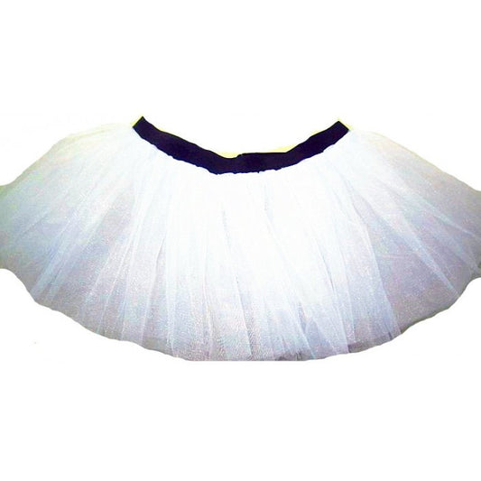 Three Layer White Tutu Teens Adult Costume Accessory