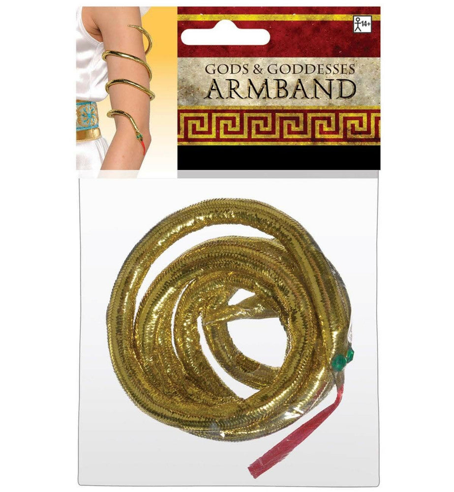 Goddess Roman Egyptian Snake Armband Adult Costume Accessory